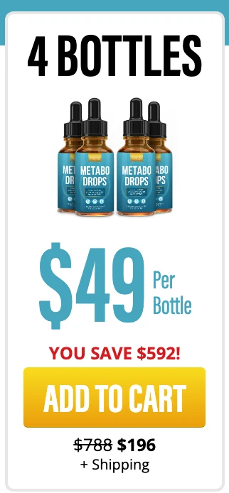Metabo Drops 4 bottles